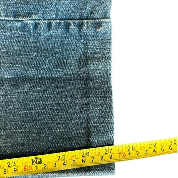 Vintage‎ Y2K Mudd Embroidered Pocket Flare Jeans Womens 11 (32") - Picture 7 of 7